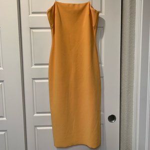 Bec + Bridge Yellow Midi Bodycon Dress